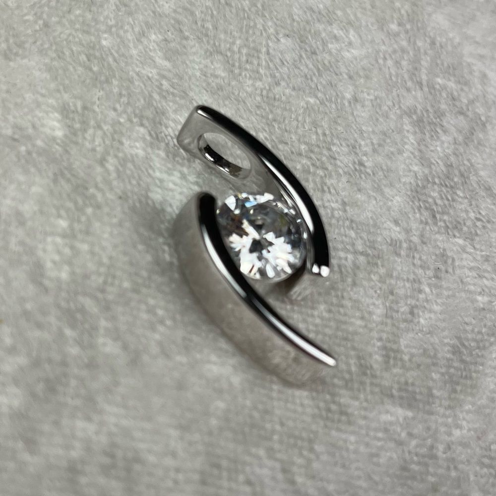 Lia Sophia Starlight Necklace Pendant with Cubic Zirconia